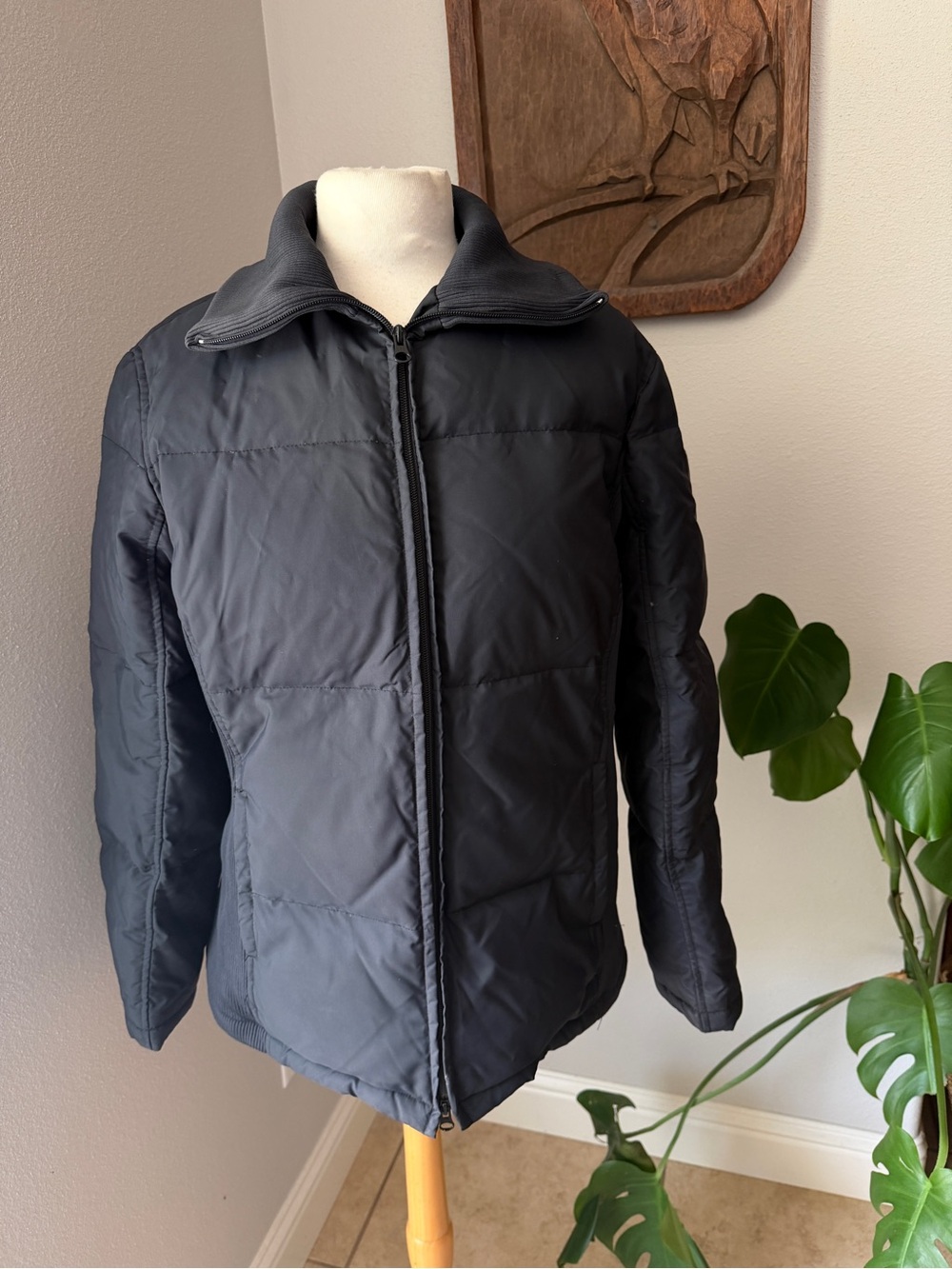 Vintage Y2K GAP Black Down Puffer Jacket XL